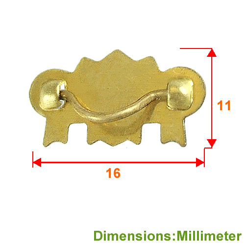 Pocket handle small condor-bronze gold HC001YG