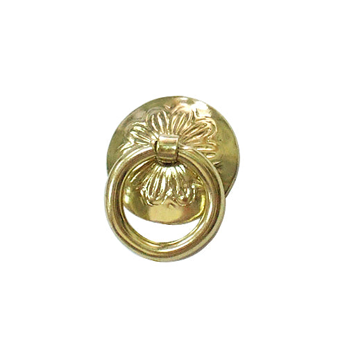 Carton handle - flower wheel single ring - bronze gold - 16*22 mm HC160YG