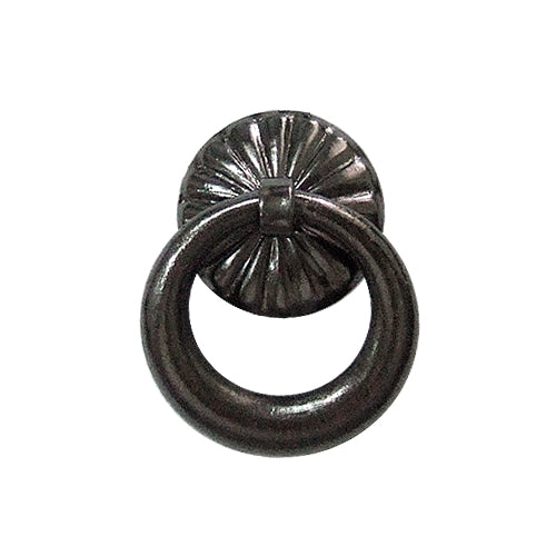 Carton handle - Zen single ring - black nickel - 22.5*30 mm HC225BL