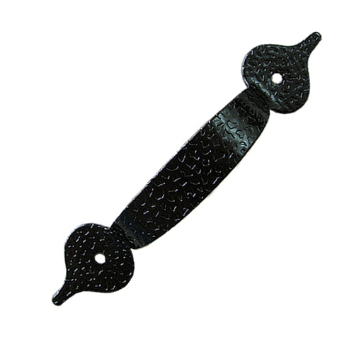 Matte embossed iron handle hole spacing 85 mm (can be finely adjusted) - Black HD201BL