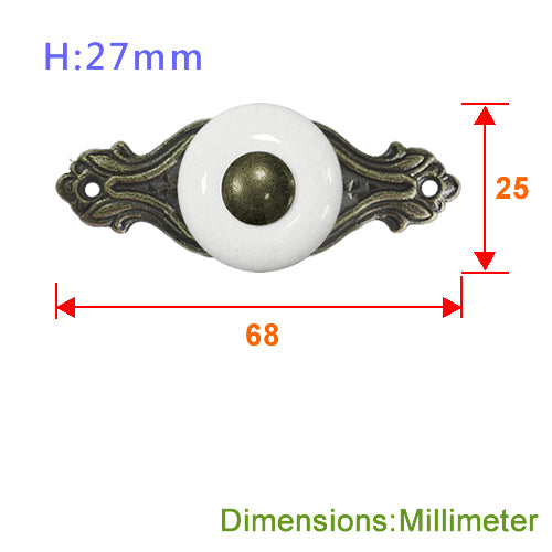 British-style small handle + lotus patch 285- Bronze HD285BK