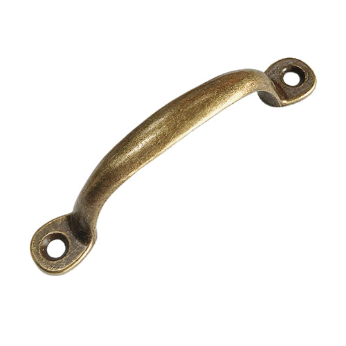 Small lug front lock double hole handle hole distance 81 mm - coffee patina HD293CF