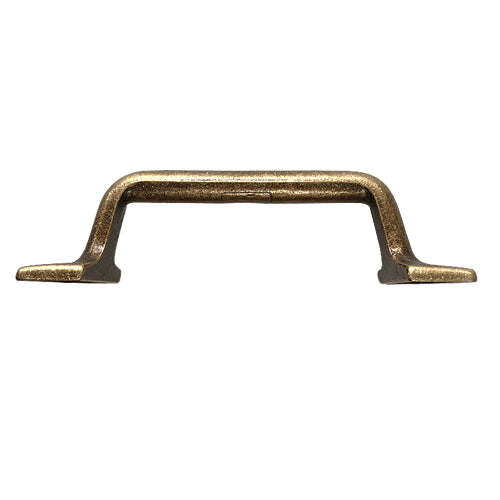 Retro Square Front Lock Double Hole Handle Hole Distance 86 mm - Coffee Patina HD294CF