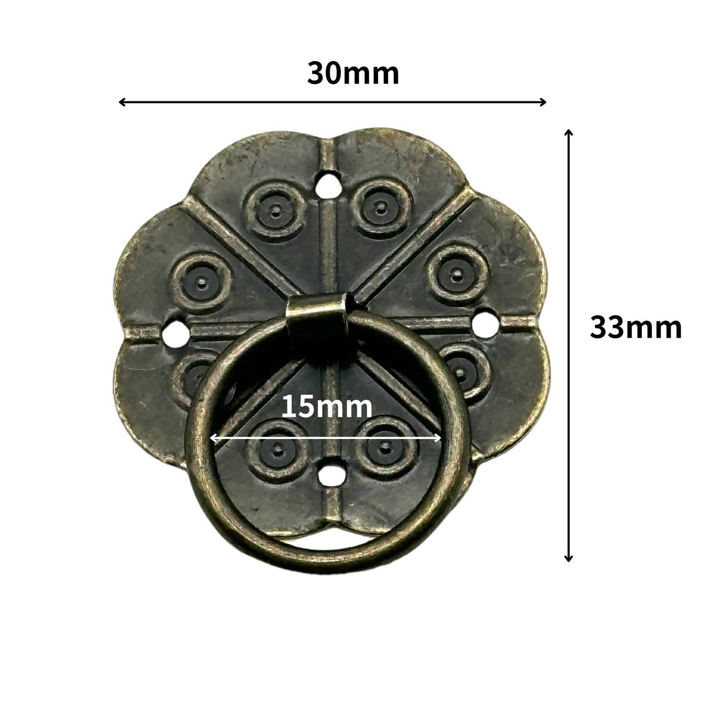 Heyuan Retro Handle - Bronze - Ø 30mm HD302BK