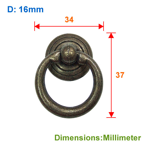 Simple retro small hanging handle-bronze HD340BK