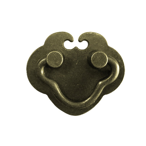 Auspicious handle hole spacing 18.5 mm - dark coffee patina HD430BK