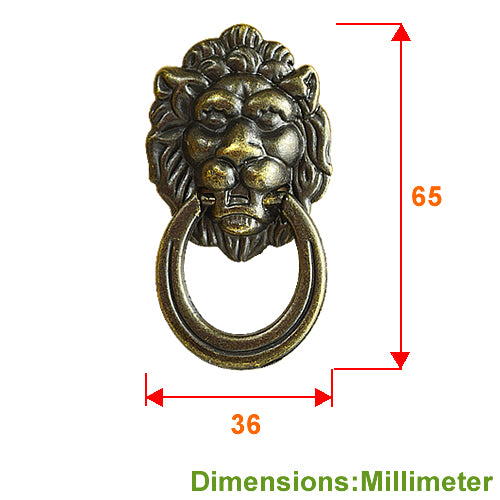 Lion Head Hanging Handle - Bronze HD436BK