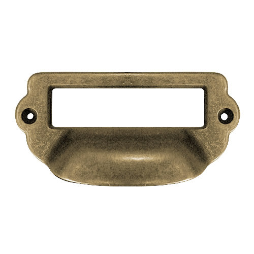Pillow type index handle hole distance 73 mm - coffee patina HD684CF