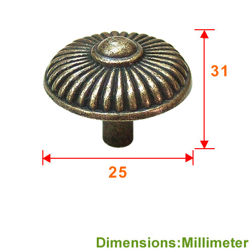British Sunshine Handle Ø 31 mm - Bronze HD801BK