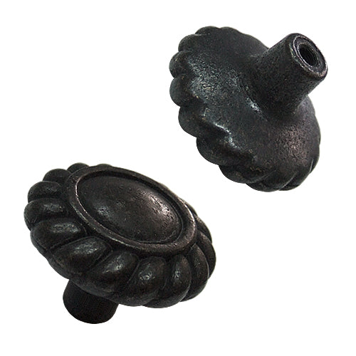 Round tripod handle Ø 32 mm - black coffee patina HD802BL