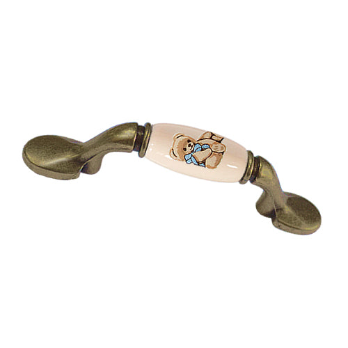 M-type country bear rice bottom hole distance 76mm ceramic handle - bronze base HM406BKMI