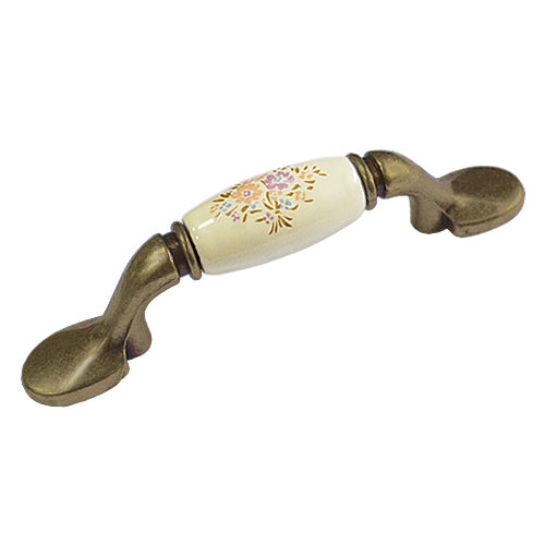 M-shaped country bouquet, bottom hole distance 76mm, ceramic handle-bronze base HM501BKMI