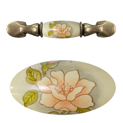 M type camellia rice bottom hole distance 76mm ceramic handle - bronze base HM852BKMI