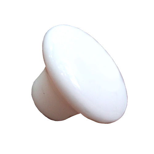 Typical pure white Ø 38mm ceramic handle HP201WH