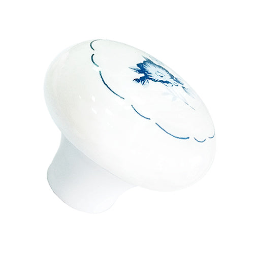Daphne with ring 202 white Ø 37mm ceramic handle HP202WH