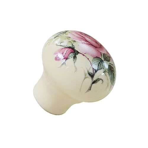Country style rose 301 beige Ø 30mm ceramic handle HP301MI
