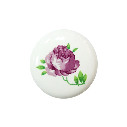 Rose 327 White Ø 25mm Ceramic Handle HP327WH