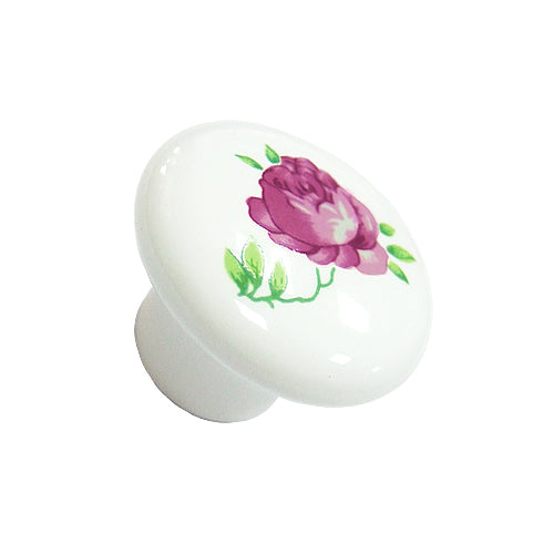 Rose 327 White Ø 25mm Ceramic Handle HP327WH