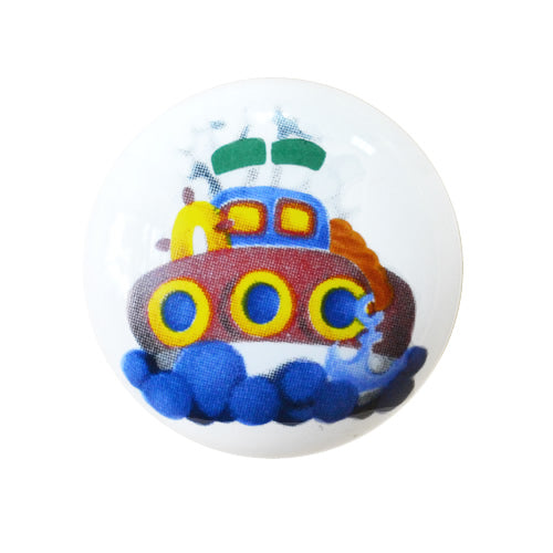 Children's Whistle Boat 858 White Ø 35mm Ceramic Handle HP858WH
