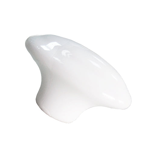 Oval pure white 42x27mm ceramic handle HS101WH