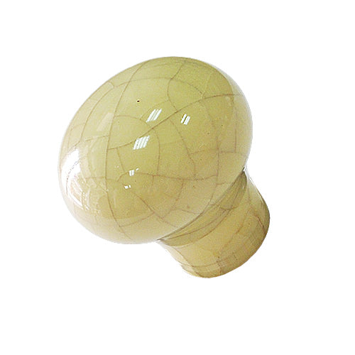 Ice Crack - Rustic Cream Ice Crack Ø 30mm Ceramic Handle HS301YL