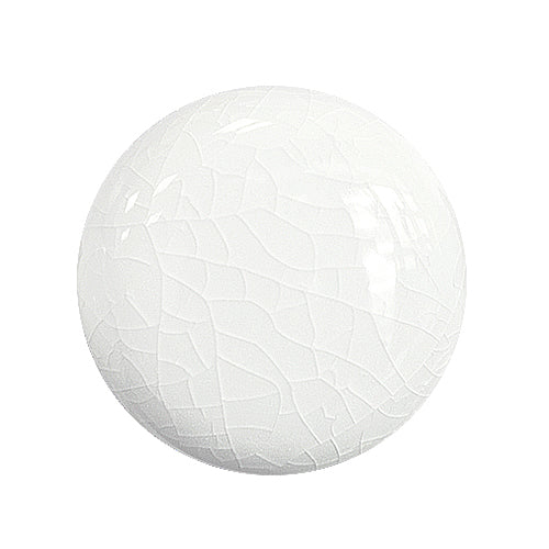 Ice Crack - White Ice Crack Ø 35mm Ceramic Handle HS351WM