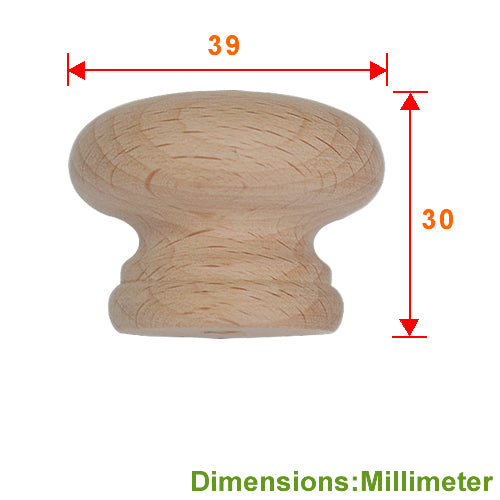 39mm Beech Handle - Log HW392WD