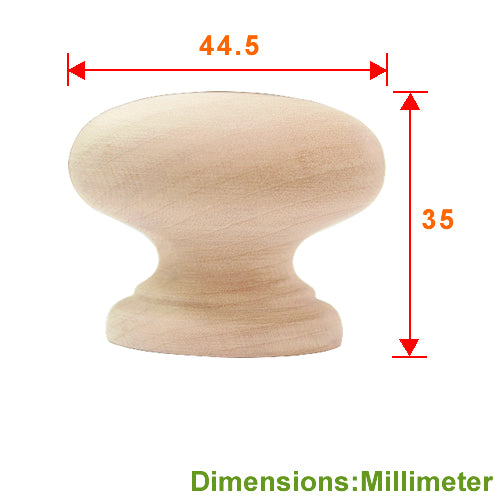 44.5mm North American maple handle - log - fabric method HW445WDWA