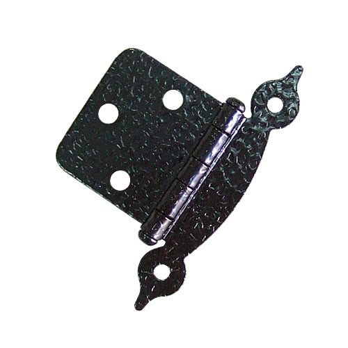 Single Country Style Hinge - Black JA049BL