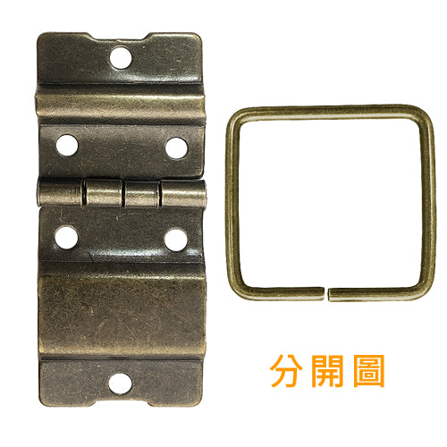 Sambo Hinge 90 Degrees - Green Bronze JA145BK