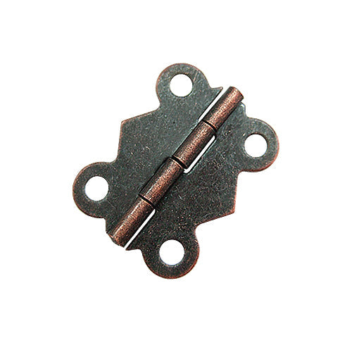 Small Butterfly 180 Degree Hinge - Red Bronze JB004BR180