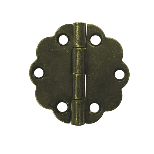 Plum Blossom Hinge - Green Bronze JB005BK
