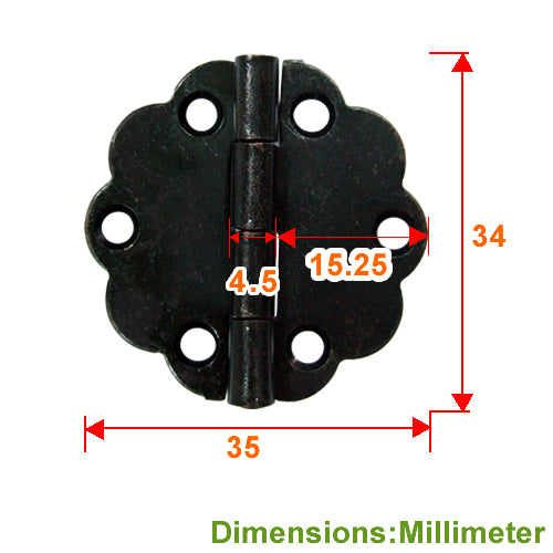 Torx Hinge - Black JB005BL