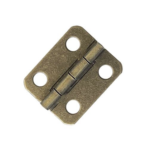 D-shaped hinge 15x18mm- bronze JD007BK