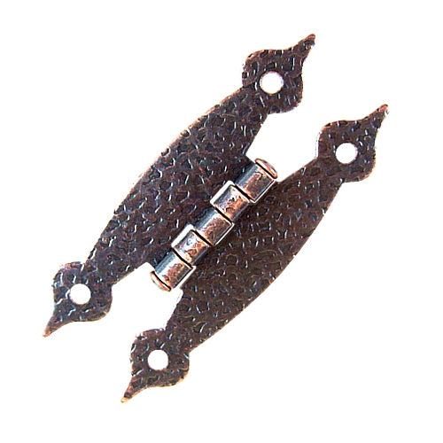 Large Country Embossed Hinge - Red Bronze JH003BR
