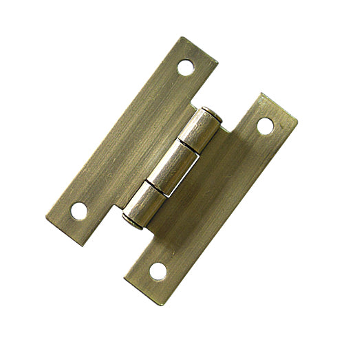 H Type Polished Middle Hinge - Polished Bronze JH012BK