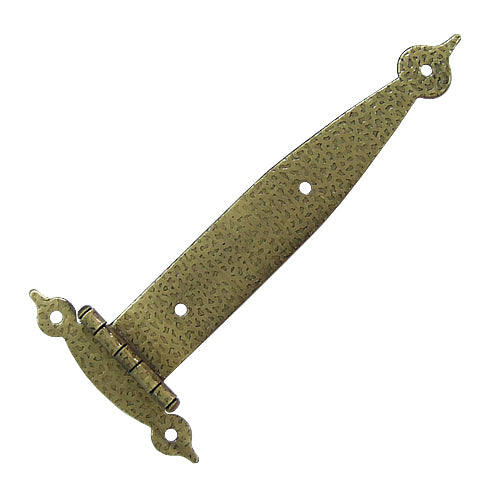 Long Embossed Country Hinge - Green Bronze JY003BK