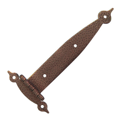 Long Embossed Country Hinge - Red Bronze JY003BR