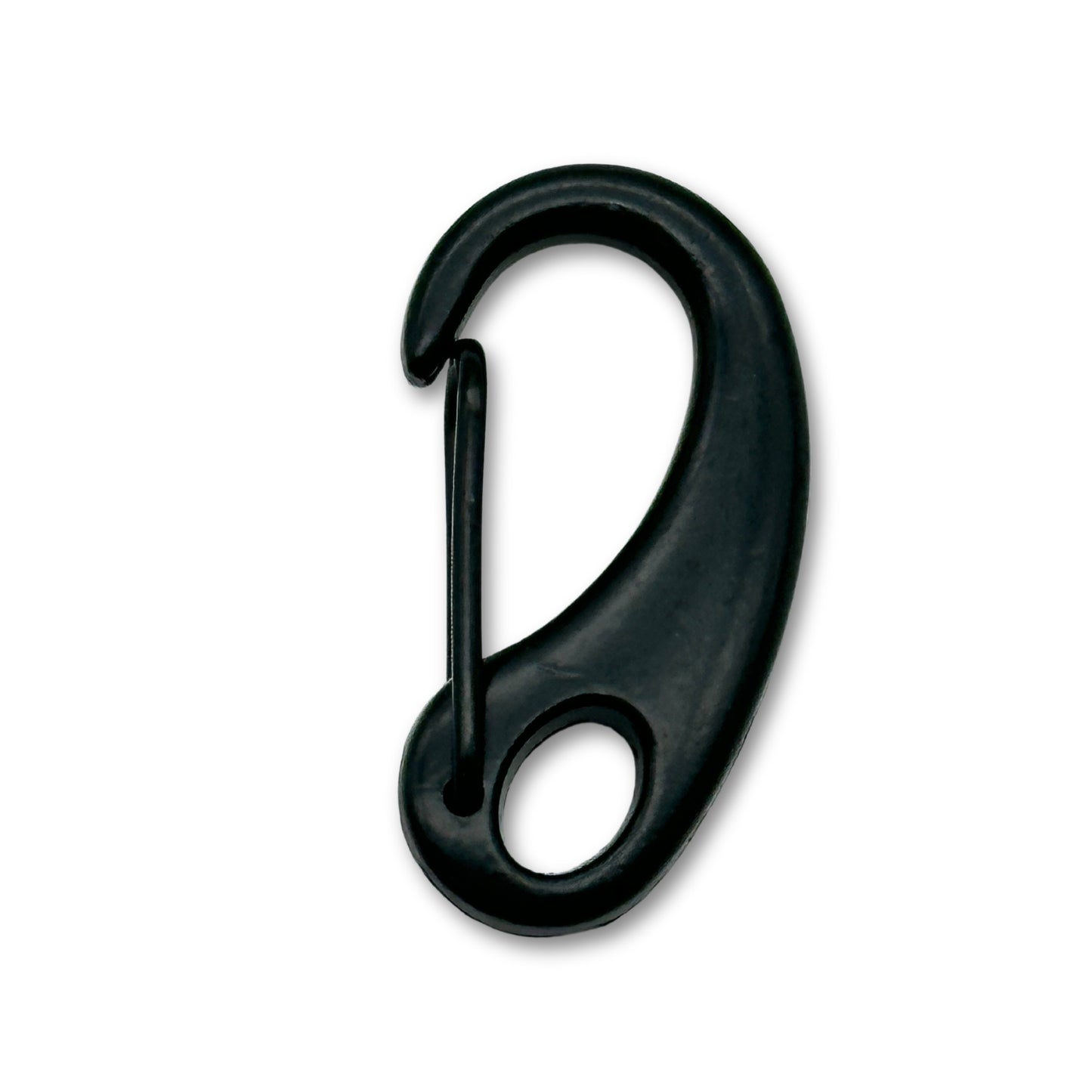 KD610BL baby buckle large zinc hook-baked matt black