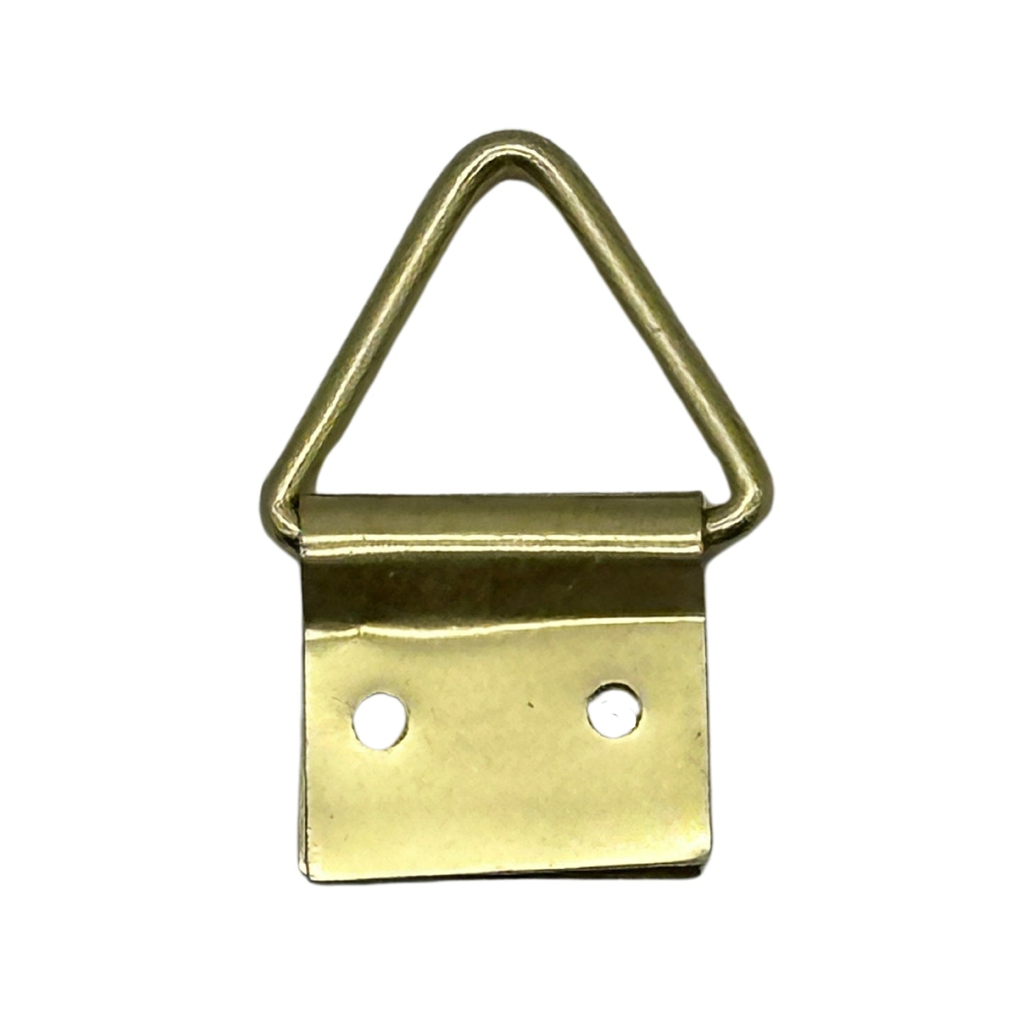 Triangle - Double piece - Double hole 13 x 13 mm - Bronze gold <small hole> QD1313YG