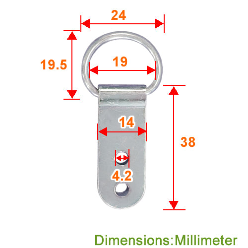 Gravity type-double piece-double hole-golden color QD1438SI