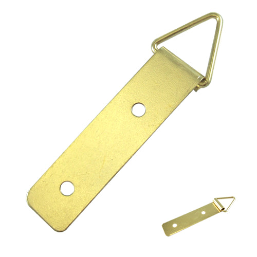 Triangle-single piece-double hole 12x48mm-bronze (gold) color QS1248YG