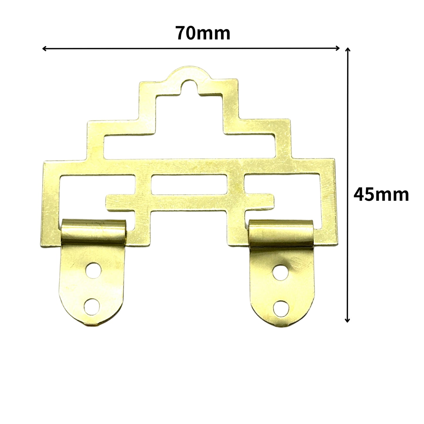 4-character hook 7cm bronze gold QW700YG