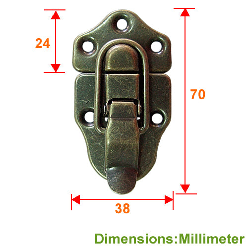 Toolbox Buckle Antique Large Toolbox Buckle - Green Bronze YA008BK