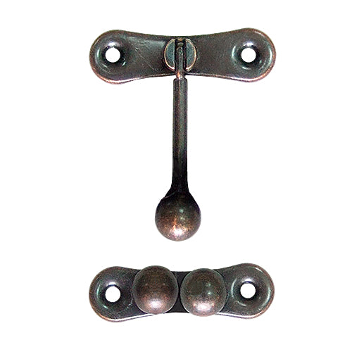 Three-bead lock for small case - red bronze YA015BR