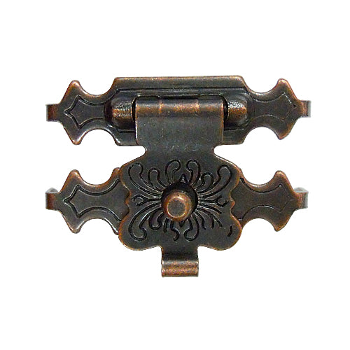 Japanese Chrysanthemum Buckle - Red Bronze YA016BR