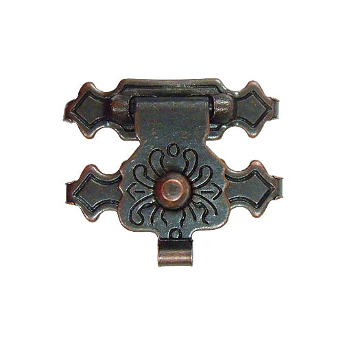 Japanese chrysanthemum lock - red bronze YA017BR