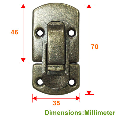 Toolbox Buckle Square Large Toolbox Buckle - Green Bronze YA019BK