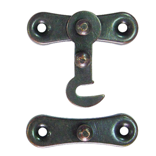 Ball bead front hook box buckle - red bronze YA020BR