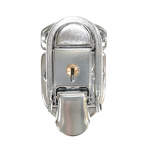 Round Antique Box Buckle with Lock - Nickel YA023NI